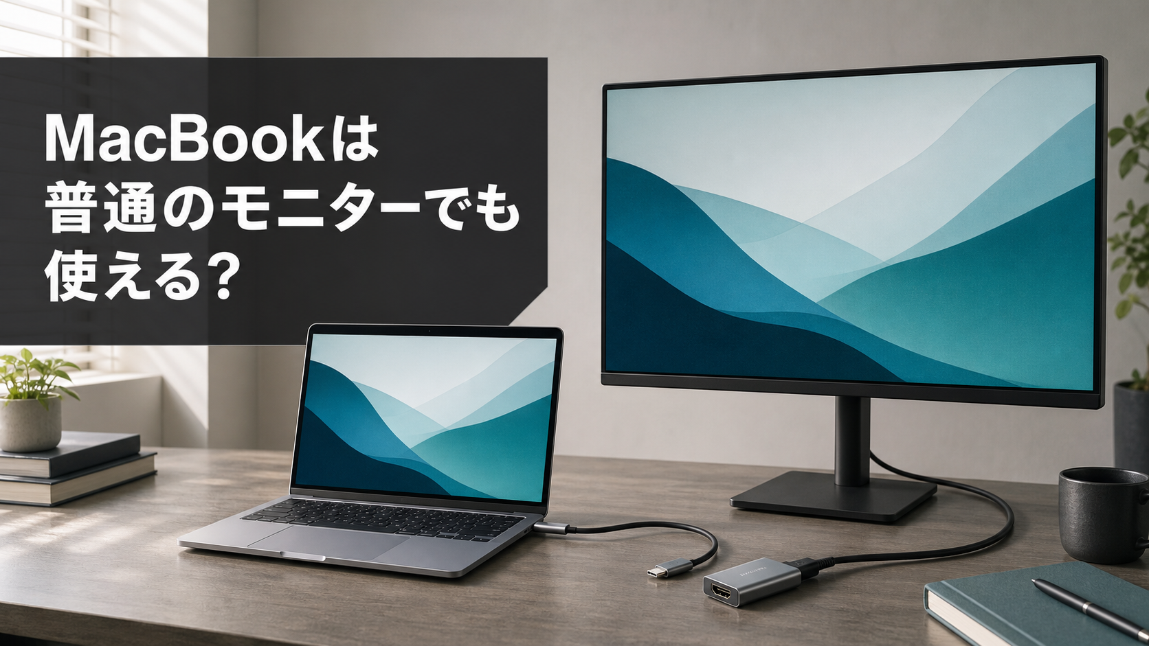 MacBookは普通のモニターでも使える？HDMI・USB-Cのつなぎ方と注意点