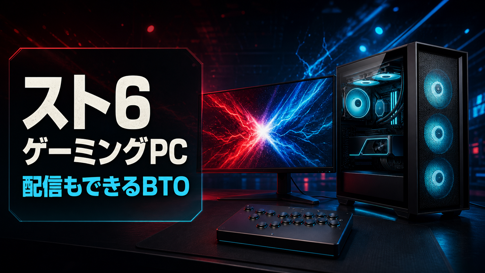 スト6向けゲーミングPCおすすめ｜推奨スペック・配信向けBTOも紹介