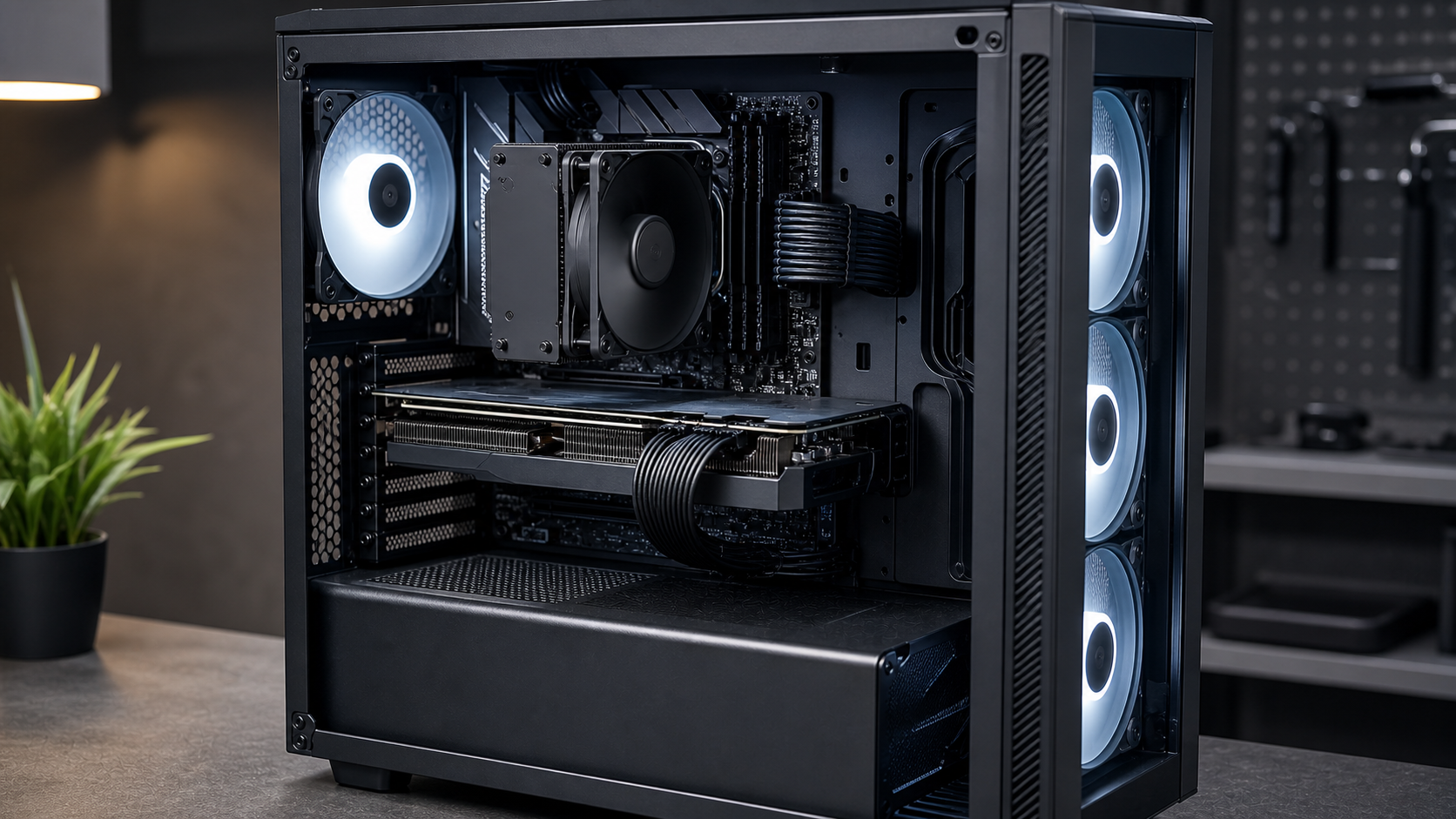 サイコムのゲーミングPC内部パーツと冷却構成